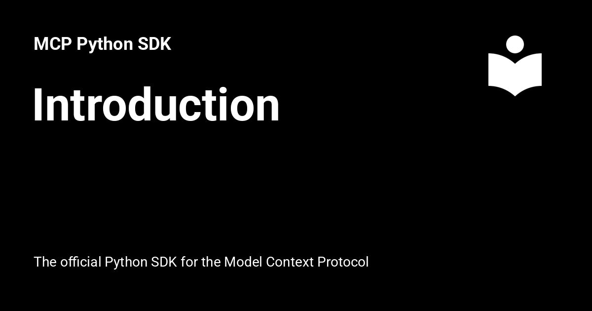MCP Python SDK